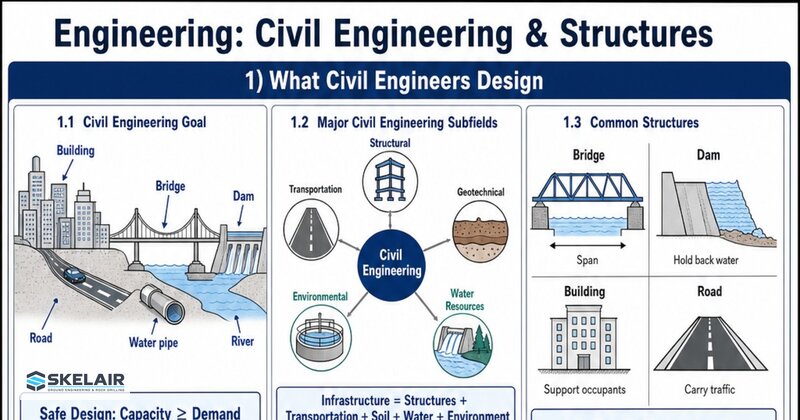 Civil Engineering: Disciplines, Projects and UK Careers